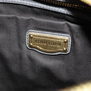 Miu Miu Hand Bag Leather 2way Gray Gold Auth 177717SAM-23