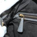 Miu Miu Hand Bag Leather 2way Gray Gold Auth 177717SAM-26