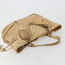 GUCCI GG Canvas Guccissima Tote Bag Leather Beige Gold 211955 Auth 177726-6