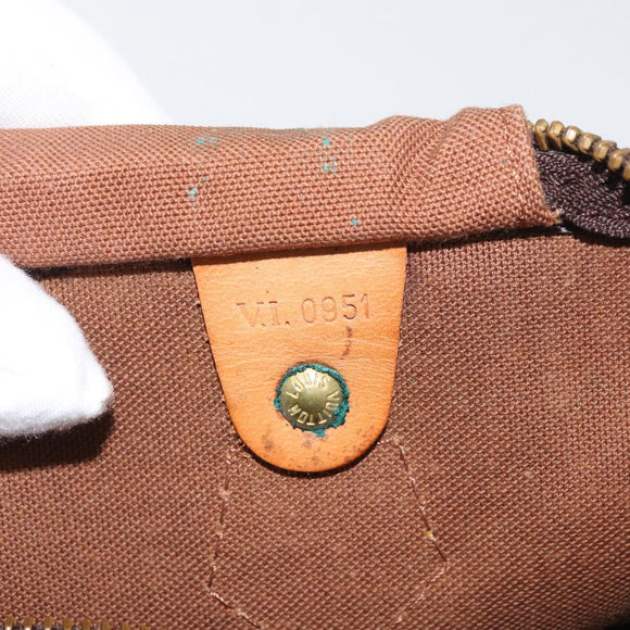 LOUIS VUITTON Monogram Speedy 30 Hand Bag M41526 LV Auth 177729A