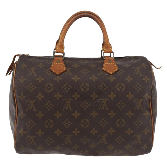 LOUIS VUITTON Monogram Speedy 30 Hand Bag M41526 LV Auth 177729A