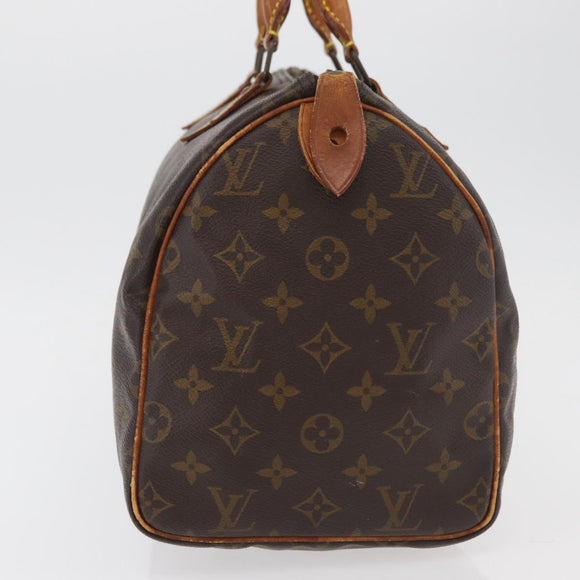 LOUIS VUITTON Monogram Speedy 30 Hand Bag M41526 LV Auth 177729A