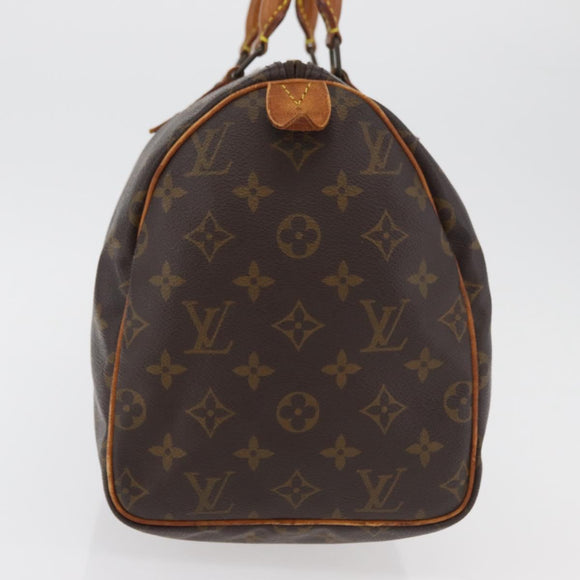 LOUIS VUITTON Monogram Speedy 30 Hand Bag M41526 LV Auth 177729A