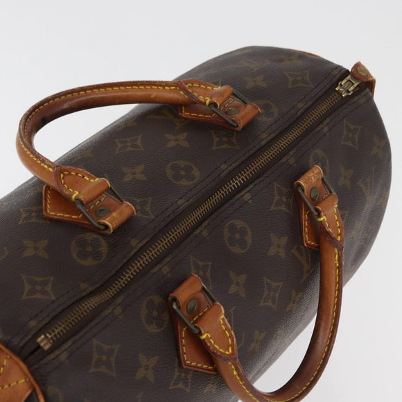 LOUIS VUITTON Monogram Speedy 30 Hand Bag M41526 LV Auth 177729A