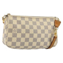 LOUIS VUITTON Damier Azur Pochette Accessoires Pouch N41207 LV Auth 177734A-1
