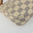 LOUIS VUITTON Damier Azur Pochette Accessoires Pouch N41207 LV Auth 177734A-15