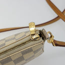LOUIS VUITTON Damier Azur Pochette Accessoires Pouch N41207 LV Auth 177734A-10