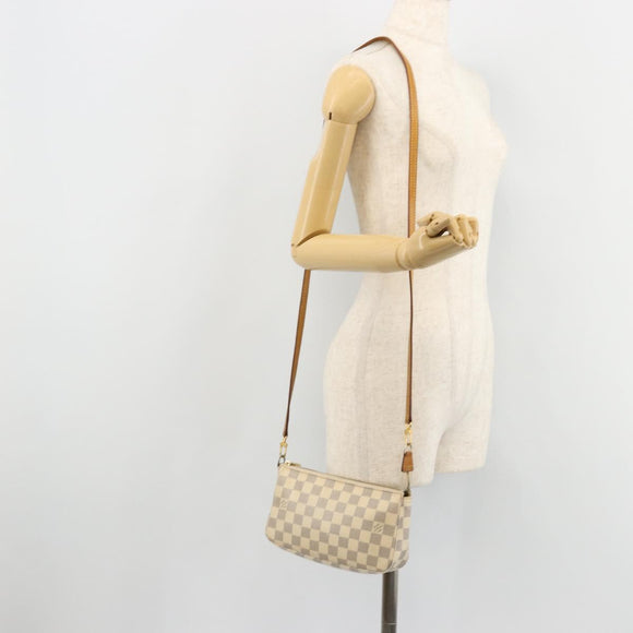 LOUIS VUITTON Damier Azur Pochette Accessoires Pouch N41207 LV Auth 177734A