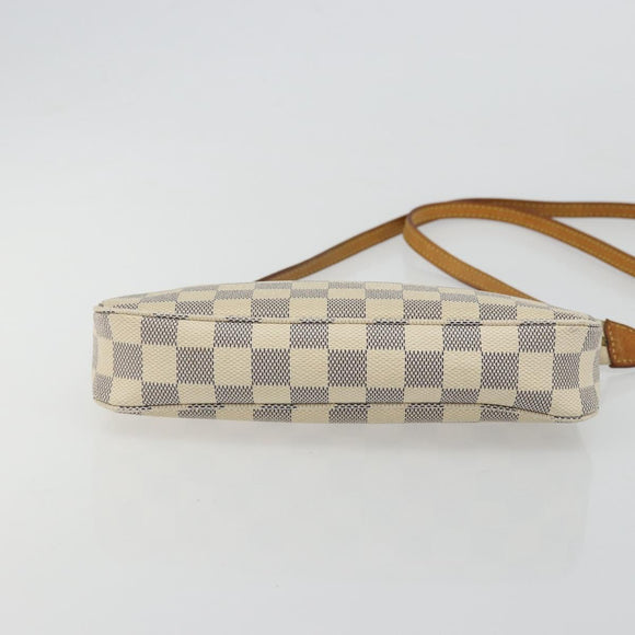 LOUIS VUITTON Damier Azur Pochette Accessoires Pouch N41207 LV Auth 177734A