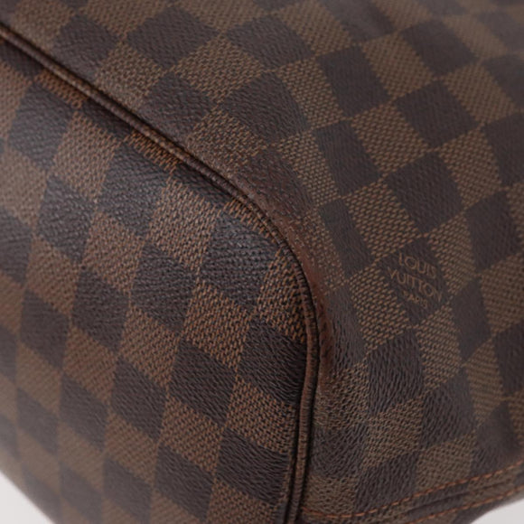 LOUIS VUITTON Damier Azur Neverfull MM Tote Bag N41605 LV Auth 177742