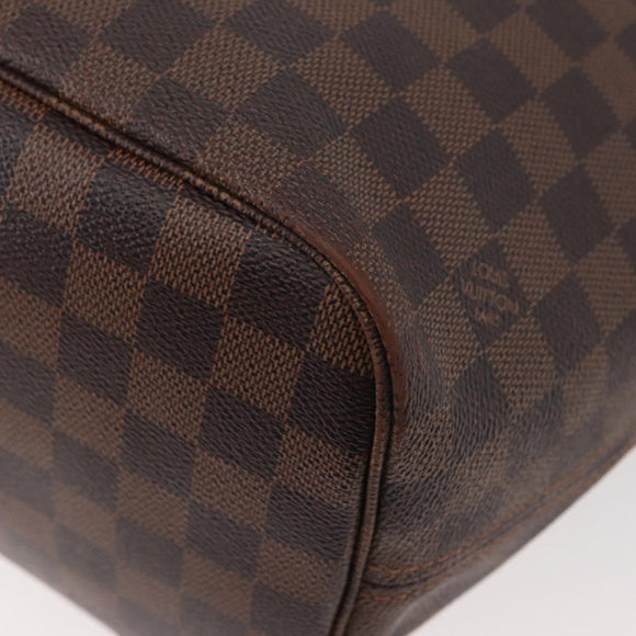 LOUIS VUITTON Damier Azur Neverfull MM Tote Bag N41605 LV Auth 177742