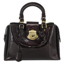 LOUIS VUITTON Monogram Vernis Melrose Avenue Bag Rouge Favist M91390 Auth 177745-13