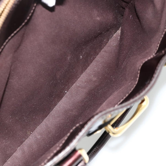 LOUIS VUITTON Monogram Vernis Melrose Avenue Bag Rouge Favist M91390 Auth 177745