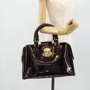 LOUIS VUITTON Monogram Vernis Melrose Avenue Bag Rouge Favist M91390 Auth 177745-25
