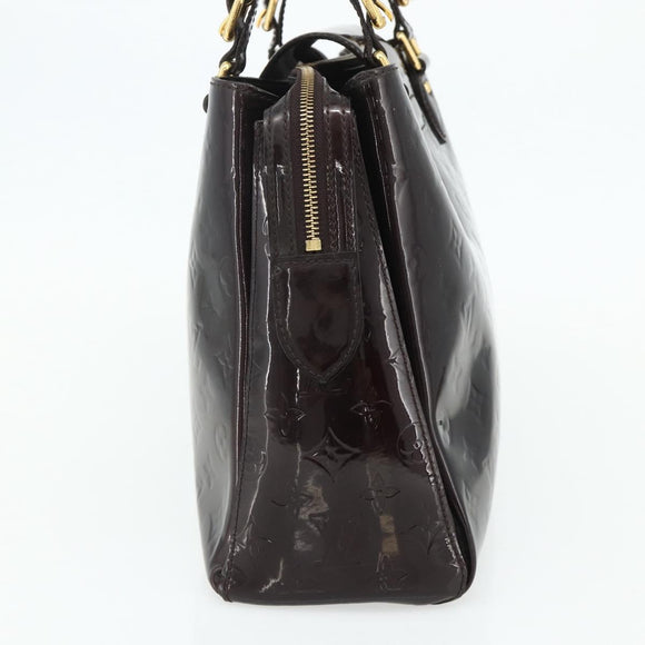 LOUIS VUITTON Monogram Vernis Melrose Avenue Bag Rouge Favist M91390 Auth 177745