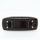 LOUIS VUITTON Monogram Vernis Melrose Avenue Bag Rouge Favist M91390 Auth 177745-5