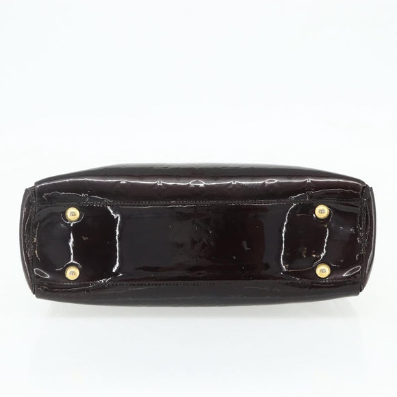 LOUIS VUITTON Monogram Vernis Melrose Avenue Bag Rouge Favist M91390 Auth 177745