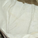 GUCCI GG Supreme Hand Bag PVC 2 Set Beige Auth 177746-10