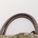 GUCCI GG Supreme Hand Bag PVC 2 Set Beige Auth 177746-6