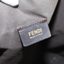 FENDI Zucca Canvas Tote Bag Black Brown Auth 177771-15