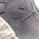 FENDI Zucca Canvas Tote Bag Black Brown Auth 177771-17
