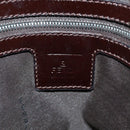 FENDI Zucca Canvas Mamma Baguette Shoulder Bag Brown Black Auth 177772SAV-22