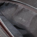 FENDI Zucca Canvas Mamma Baguette Shoulder Bag Brown Black Auth 177772SAV-11