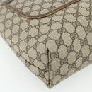 GUCCI GG Supreme Web Sherry Line Tote Bag PVC Beige Red 16 002 4487 Auth 177774-11
