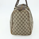 GUCCI GG Supreme Web Sherry Line Hand Bag PVC Beige Red Auth 177775-5