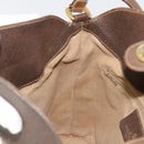 GUCCI GG Supreme Web Sherry Line Bag PVC Beige Gold 904 02 081 Auth 177778-19