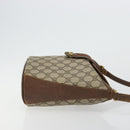 GUCCI GG Supreme Web Sherry Line Bag PVC Beige Gold 904 02 081 Auth 177778-3