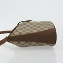 GUCCI GG Supreme Web Sherry Line Bag PVC Beige Gold 904 02 081 Auth 177778-4