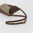 GUCCI GG Supreme Web Sherry Line Bag PVC Beige Gold 904 02 081 Auth 177778-7