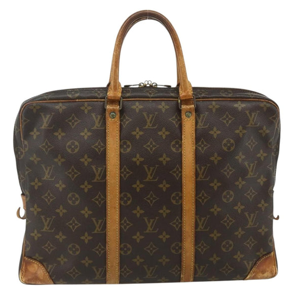 LOUIS VUITTON Monogram Porte Documents Voyage Business Bag M53361 Auth 177781