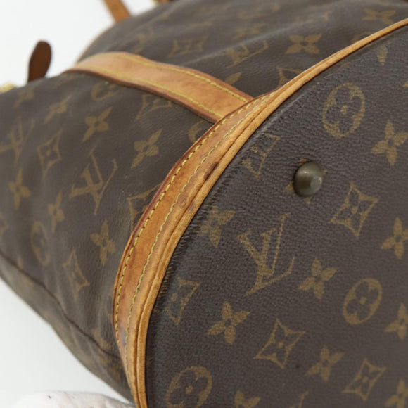 LOUIS VUITTON Monogram Bucket GM Shoulder Bag M42236 LV Auth 177783