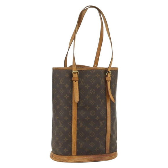 LOUIS VUITTON Monogram Bucket GM Shoulder Bag M42236 LV Auth 177783