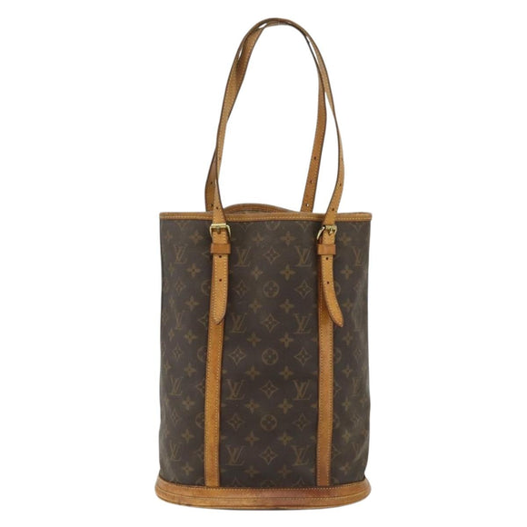 LOUIS VUITTON Monogram Bucket GM Shoulder Bag M42236 LV Auth 177783