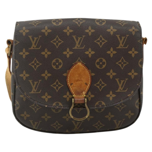 LOUIS VUITTON Monogram Saint Cloud GM Shoulder Bag M51242 LV Auth 177785