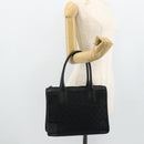 GUCCI GG Canvas Tote Bag Black Gold Auth 177786-22