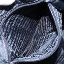 PRADA Backpack Nylon Navy Silver Auth 177799-26