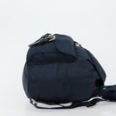 PRADA Backpack Nylon Navy Silver Auth 177799-3
