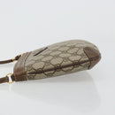 GUCCI GG Supreme Shoulder Bag PVC Beige Gold Auth 177800-5