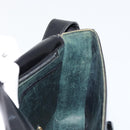 CELINE Shoulder Bag Leather Black Gold Auth 177801-19