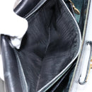 CELINE Shoulder Bag Leather Black Gold Auth 177801-22