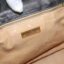 BOTTEGA VENETA INTRECCIATO Purse Hand Bag Leather Silver Gold Auth 177803-18