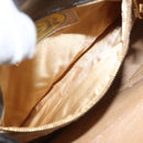 BOTTEGA VENETA INTRECCIATO Purse Hand Bag Leather Silver Gold Auth 177803-11