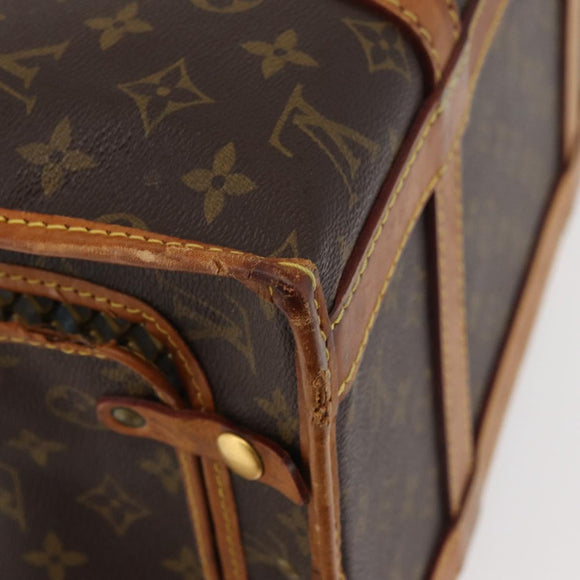 LOUIS VUITTON Monogram Sac Shan 40 Pet Carry M42024 LV Auth 177806