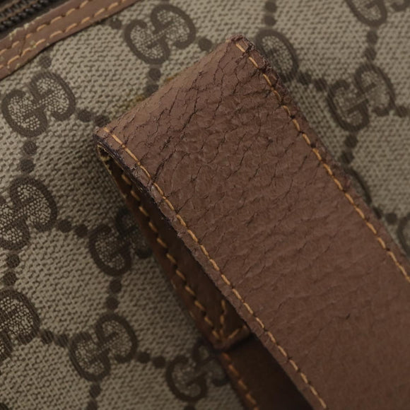 GUCCI GG Supreme Boston Bag Beige Gold 012 1095 6080 Auth 177807
