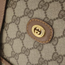 GUCCI GG Supreme Boston Bag Beige Gold 012 1095 6080 Auth 177807-18