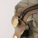GUCCI GG Supreme Boston Bag Beige Gold 012 1095 6080 Auth 177807-10